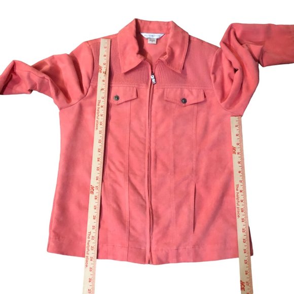 Allison Daley Jacket Womens 8 Used Zip Front - Picture 12 of 14